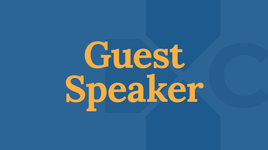 Guest Speaker